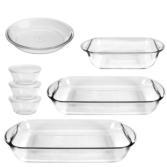 Anchor Hocking 10-Piece Essentials Bake Set, Clear