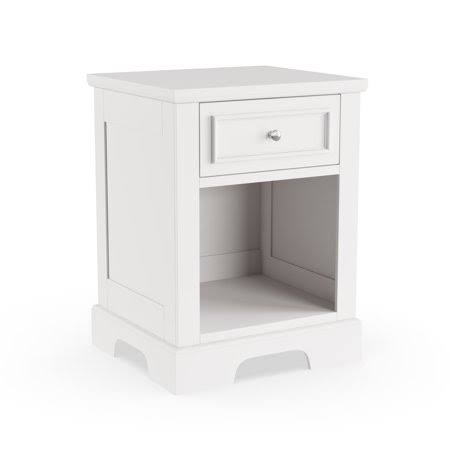 Taylor Olive Horsey White Nightstand