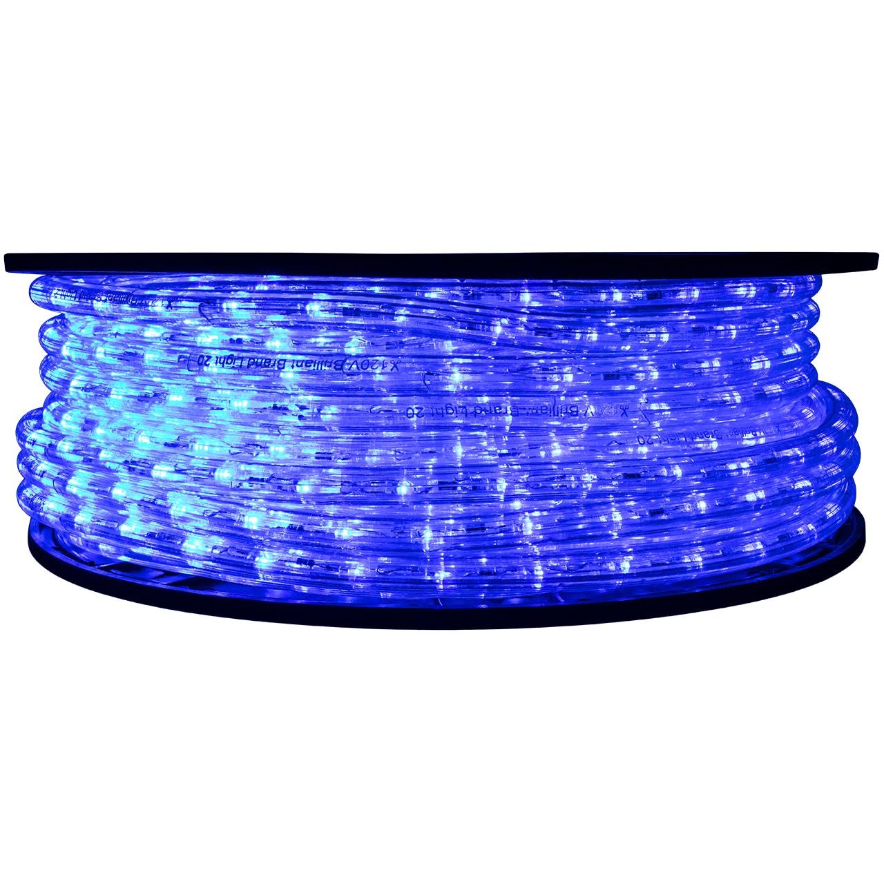 Blue LED Rope Light - 120 Volt - 148 Feet