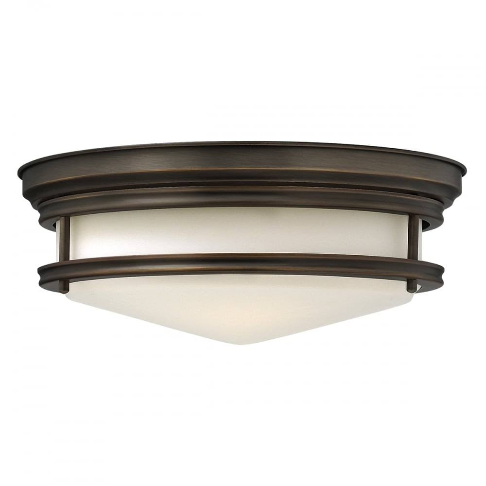 Hinkley Hadley 3Lt Flush Oil Rubbed Bronze Close to Ceiling Light