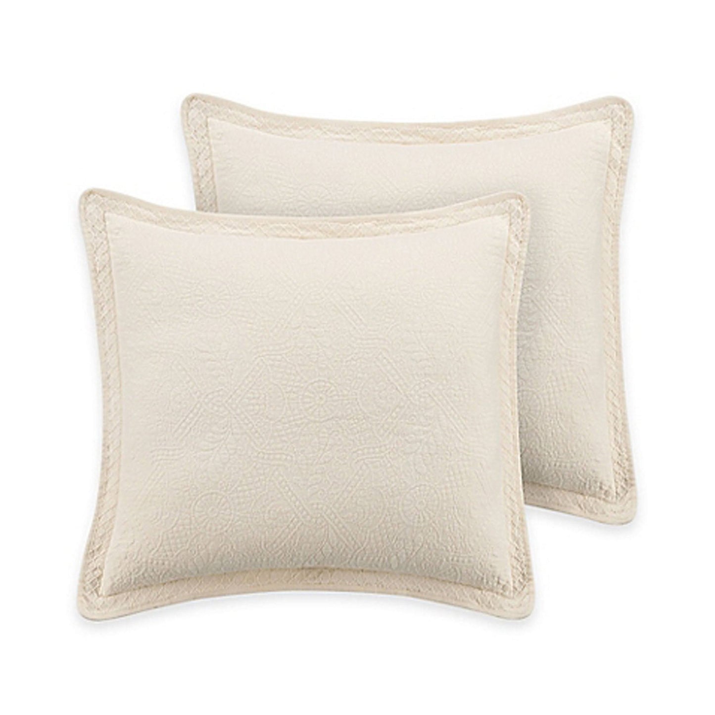 Williamsburg Abby Euro Sham - Ivory