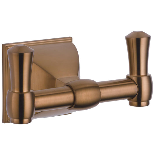 Brizo 693540-BZ Vesi Brilliance Brushed Bronze Double Robe Hook