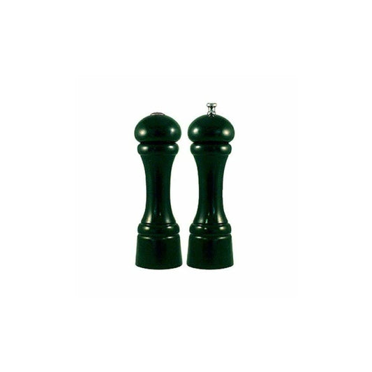 8 in. Forest Green Pepper Mill and Salt Shaker Set CO207116