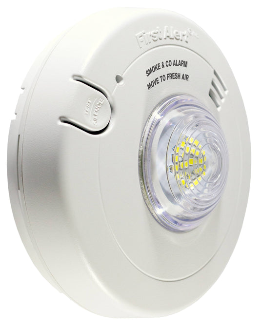 Brk 1038870 7030BSL 3-in-1 smoke/carbon/led Strobe, with 10 Year Battery Backup Smoke Alarm